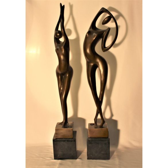 Art deco bronz szobrok