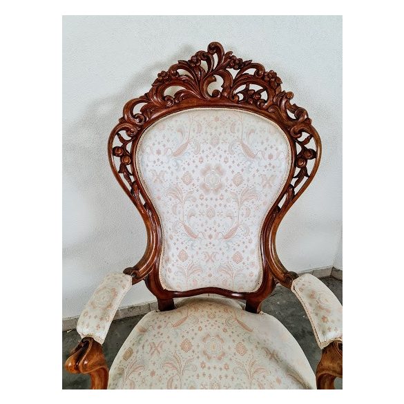 Gyönyörű antik barokk,dúsan faragott fotel