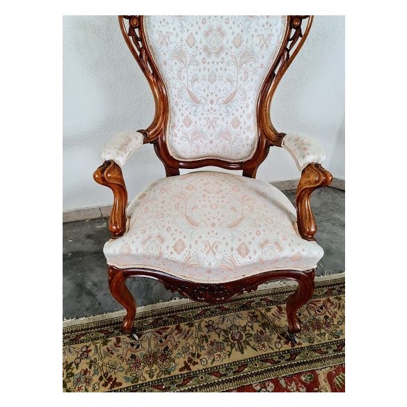 Gyönyörű antik barokk,dúsan faragott fotel