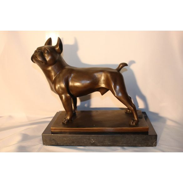 Bronz kutya szobor