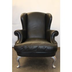 Design füles bőr fotel