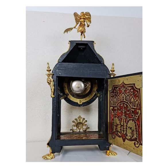 Gyönyörű antik restaurált Francia Boulle kastély óra