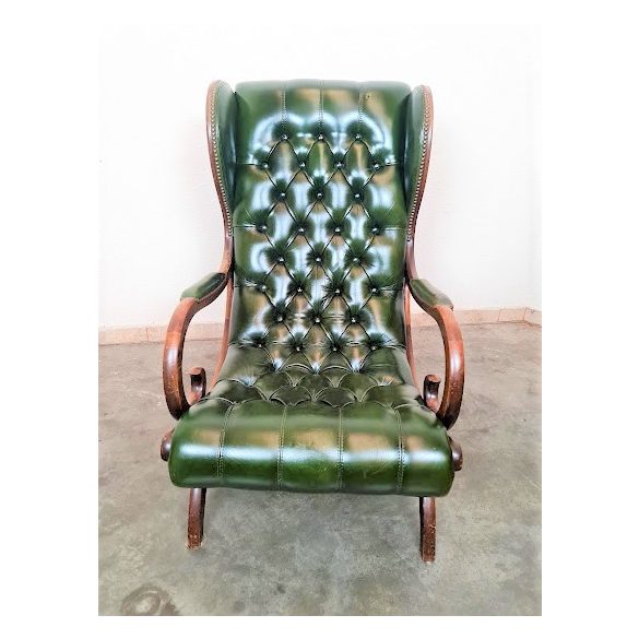 Chesterfield antik füles pihenőszék