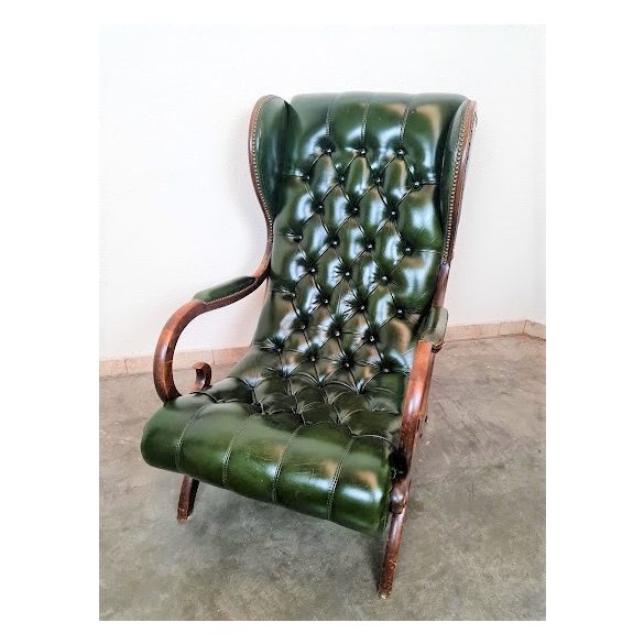 Chesterfield antik füles pihenőszék