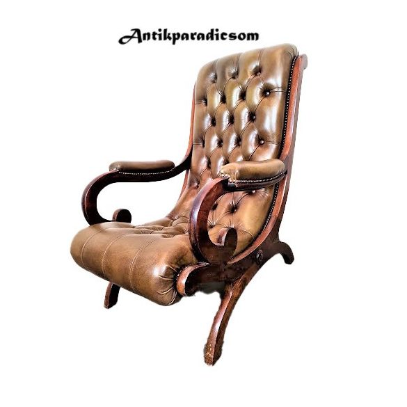 Chesterfield antik pihenőszék