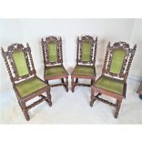 Nagyon szép antik reneszánsz stílusú, dúsan faragott székek 