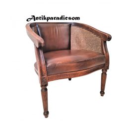 Nádazott kafás bőr szék