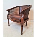 Nádazott kafás bőr szék