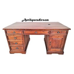 A311 Tömör mahagóni dupla (iker)íróasztal