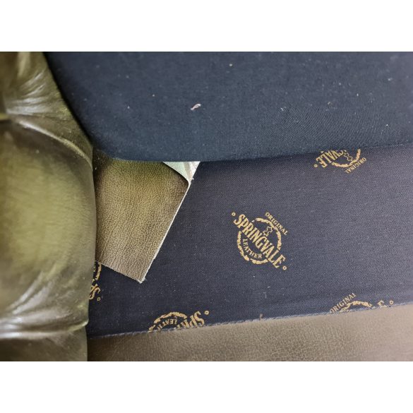 Gyönyörű eredeti chesterfield bőr kanapé