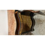 Gyönyörű antik boulle márványlapos komód