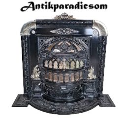 Különleges antik kandalló kályha