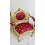 Aranyozott barokk  szalongarnitúra