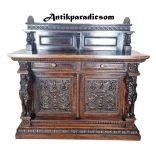 Antik reneszánsz,alakos faragású nagyméretű komód