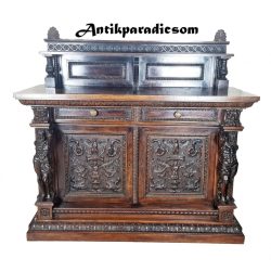 Antik reneszánsz,alakos faragású nagyméretű komód