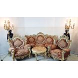 Velencei barokk rokokó dúsan faragott ülőgarnitúra