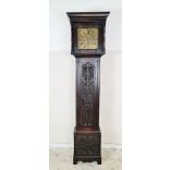 Antik frissen felújított  faragott 2 súlyos állóóra