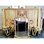 Velencei barokk rokokó dúsan faragott hálószoba garnitúra