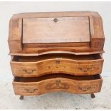 Intarziás  komód szekreter