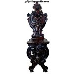 Antik, reneszánsz ,dúsan faragott "sgabello" szék.(Olasz reneszánsz)