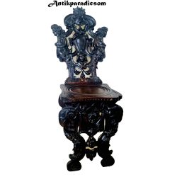   Antik, reneszánsz ,dúsan faragott "sgabello" szék.(Olasz reneszánsz)