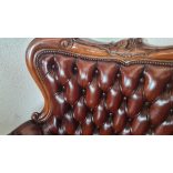 Neobarokk chesterfield bőr garnitúra