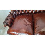 Neobarokk chesterfield bőr garnitúra
