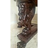 Antik reneszánsz,dúsan faragott étkezőasztal