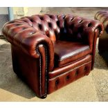 Eredeti Angol Chesterfield bőr club fotelek