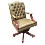   Eredeti Angol Chesterfield kapitányszék,íróasztalszék,forgószék