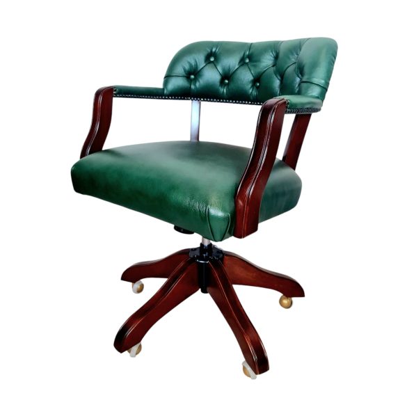 Chesterfield íróasztalszék,forgószék új