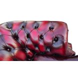 Eredeti Angol Chesterfield bőr ülőgarnitúra 3-1-1