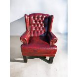 Chesterfield füles fotelek (új kárpit!)