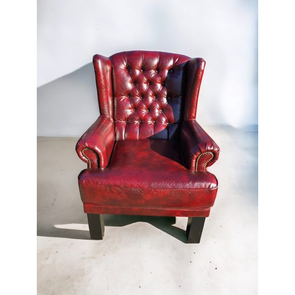 Chesterfield füles fotelek (új kárpit!)