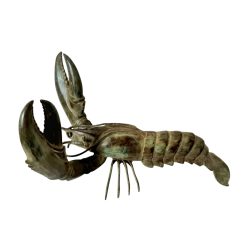 Homár bronz szobor