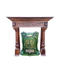 Eladó ez a csodaszép antik Francia öntöttvas kandalló