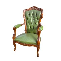 Chesterfield neobarokk bőr foteL