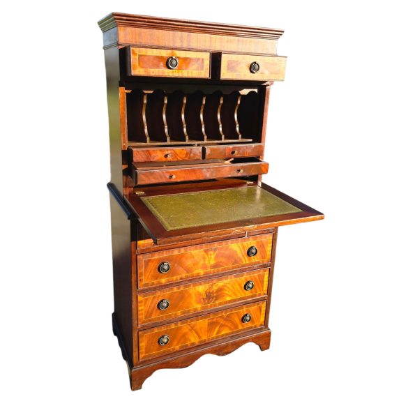 Biedermeier stílusú  írószekreter, íróasztal