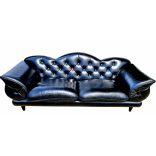 Exluzív Swarovski gombos luxus Olasz chesterfield jellegű bőr ülőgarnitúra