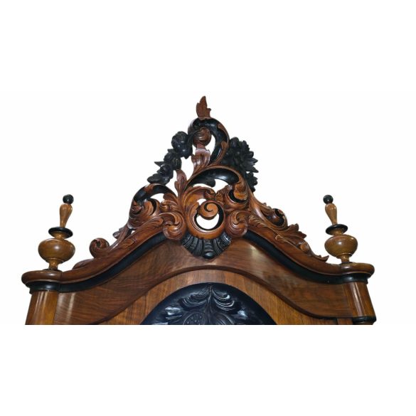 Antik,különleges biedermeier tükrös szekrény