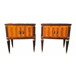 Elegáns Art Deco stílusú éjjeliszekrény pár eladó 