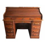  Gyönyörű antik rolós íróasztal