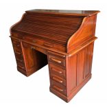  Gyönyörű antik rolós íróasztal