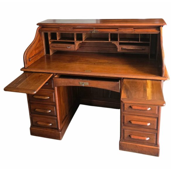  Gyönyörű antik rolós íróasztal