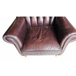 Chesterfield mélybordó,burgundi füles fotelek