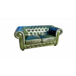 Eredeti chesterfield bőr kanapé
