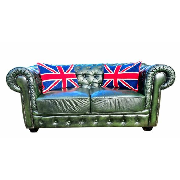 Eredeti chesterfield bőr kanapé