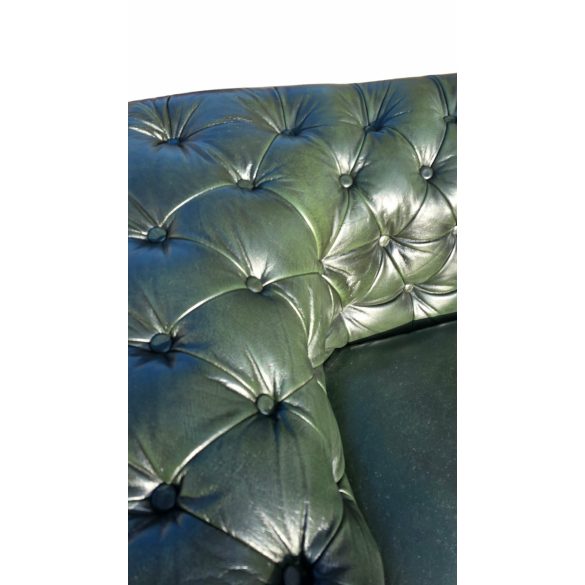 Eredeti chesterfield bőr kanapé