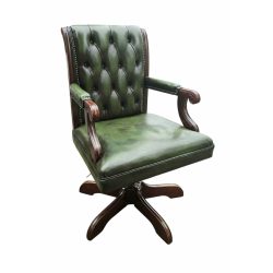 Eredeti Angol Chesterfield íróasztalszék,forgószék