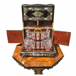   Napóleon korabeli luxus boulle likőrtartó szekrényke (cave à liqueur)